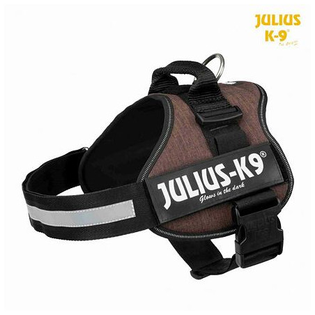 Julius-K9 silový postroj Baby 2/XS-S 33-45 cm, kávová hnědá - DOPRODEJ