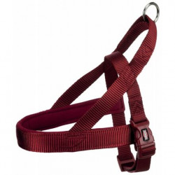 Postroj PREMIUM COMFORT 30-50cm/25mm (S-M), burgund - DOPRODEJ