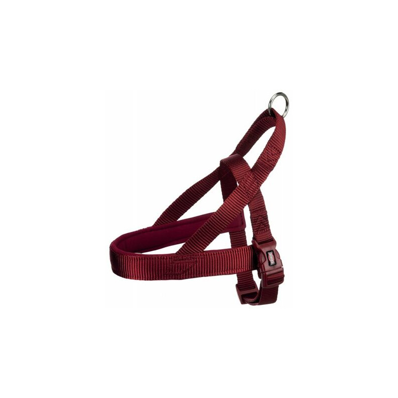 Postroj PREMIUM COMFORT 30-50cm/25mm (S-M), burgund - DOPRODEJ